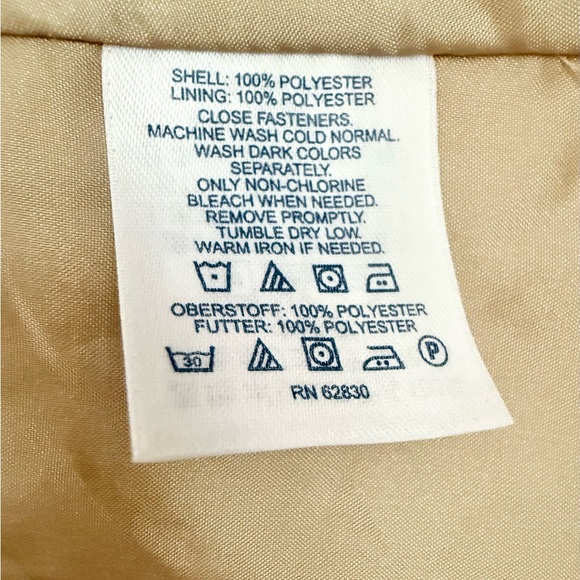 NWOT Lands' End Vibrant Orange Rain Coat - Picture 7 of 12